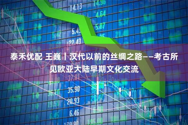 泰禾优配 王巍丨汉代以前的丝绸之路——考古所见欧亚大陆早期文化交流